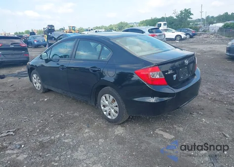 2012 Honda Civic Lx z USA, uszkodzony, nr VIN 19XFB2F58CE010614